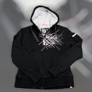 Klim Sherpa Lined Zip-Up Fleece Hoodie